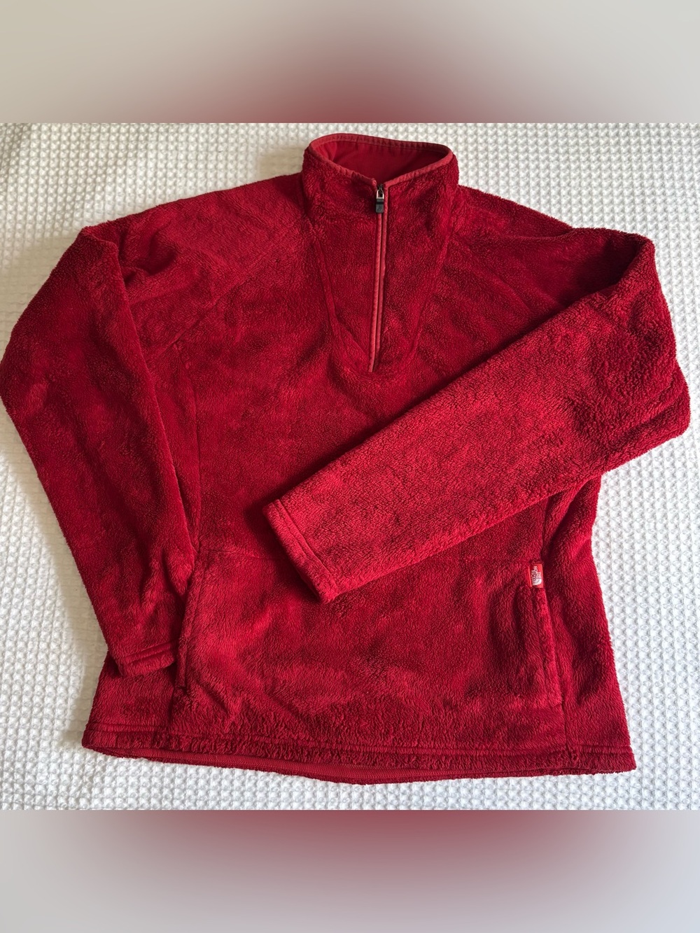 The North Face 1/4 zip Wms Lg